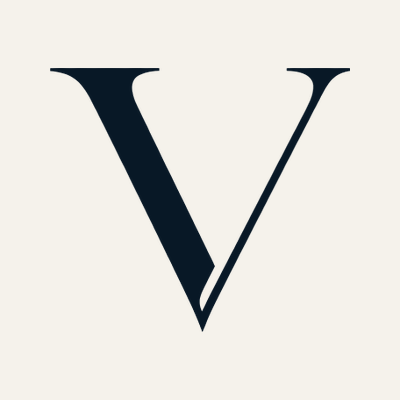 Midnight Navy Monogram V